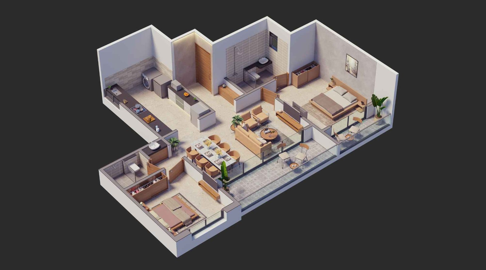 Saffron-Amber-2BHK-Cut-Plan