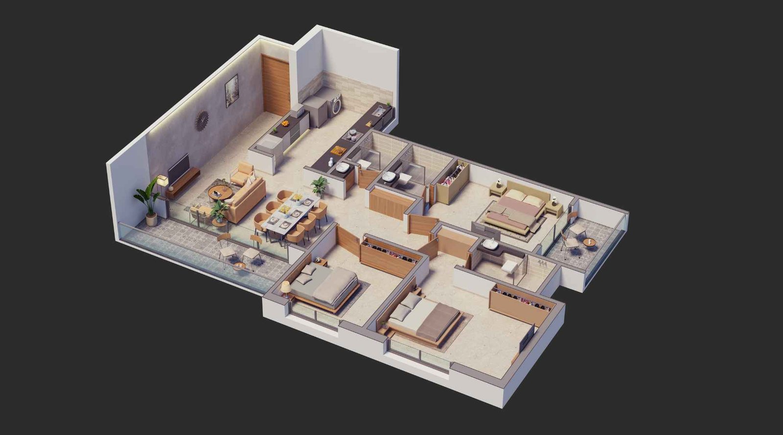 Saffron-Amber-3BHK-Cut-Plan